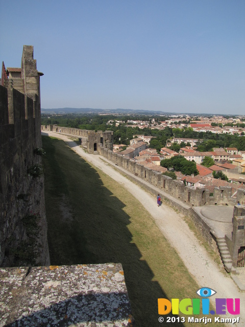 SX28221 View from Carcassonne rampart